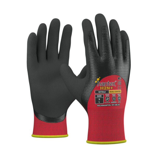 canesco Dual Coated Nitrile 3/4 Safety Gloves